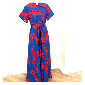 EShakti Asian inspired poppy print dress